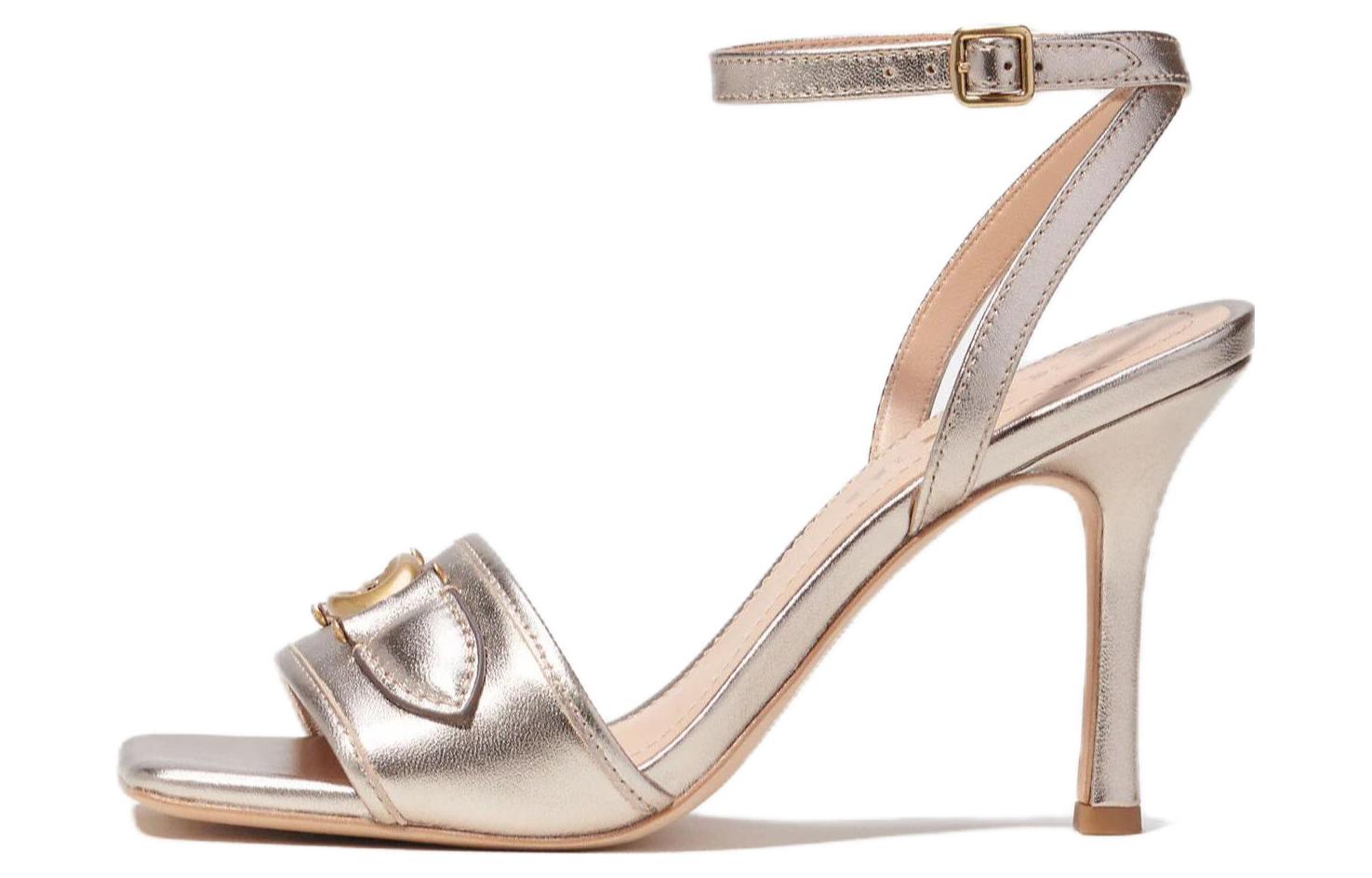 Buy (W) Sandalia Coach Kyra de Cuero Peep-Toe Moda 'Blanca' CI206_POG