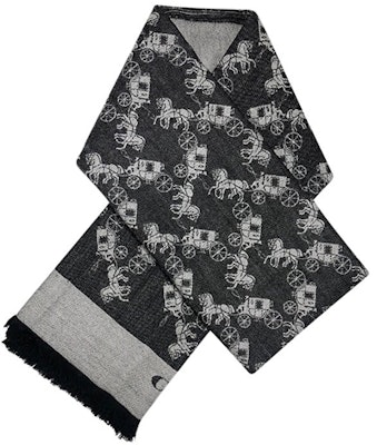 (W) COACH Syal Logo Besar F76395/F26587-BLK Buy (W) COACH Syal Logo Besar F76395/F26587-BLK