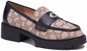 Order COACH蔻馳 Leah 套穿圓頭時尚 樂福鞋 女款 黑褐色