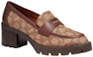 Lookbook (W) Escarpins en cuir Coach ''Élégance Mode Talon Épais'' Kaki CC949_UR1