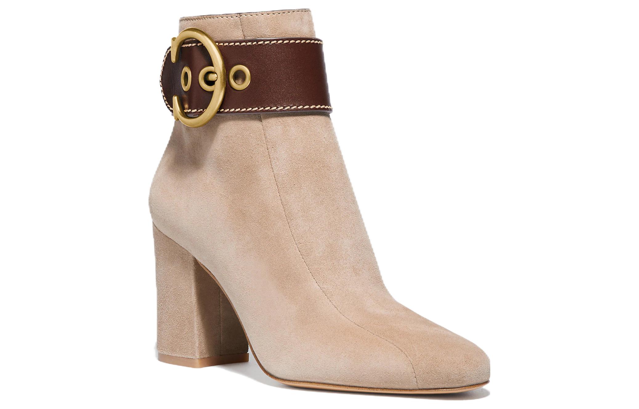 Order (W) Boot Kulit Ankle Coach 'Beige Comfort' G4617_OAT