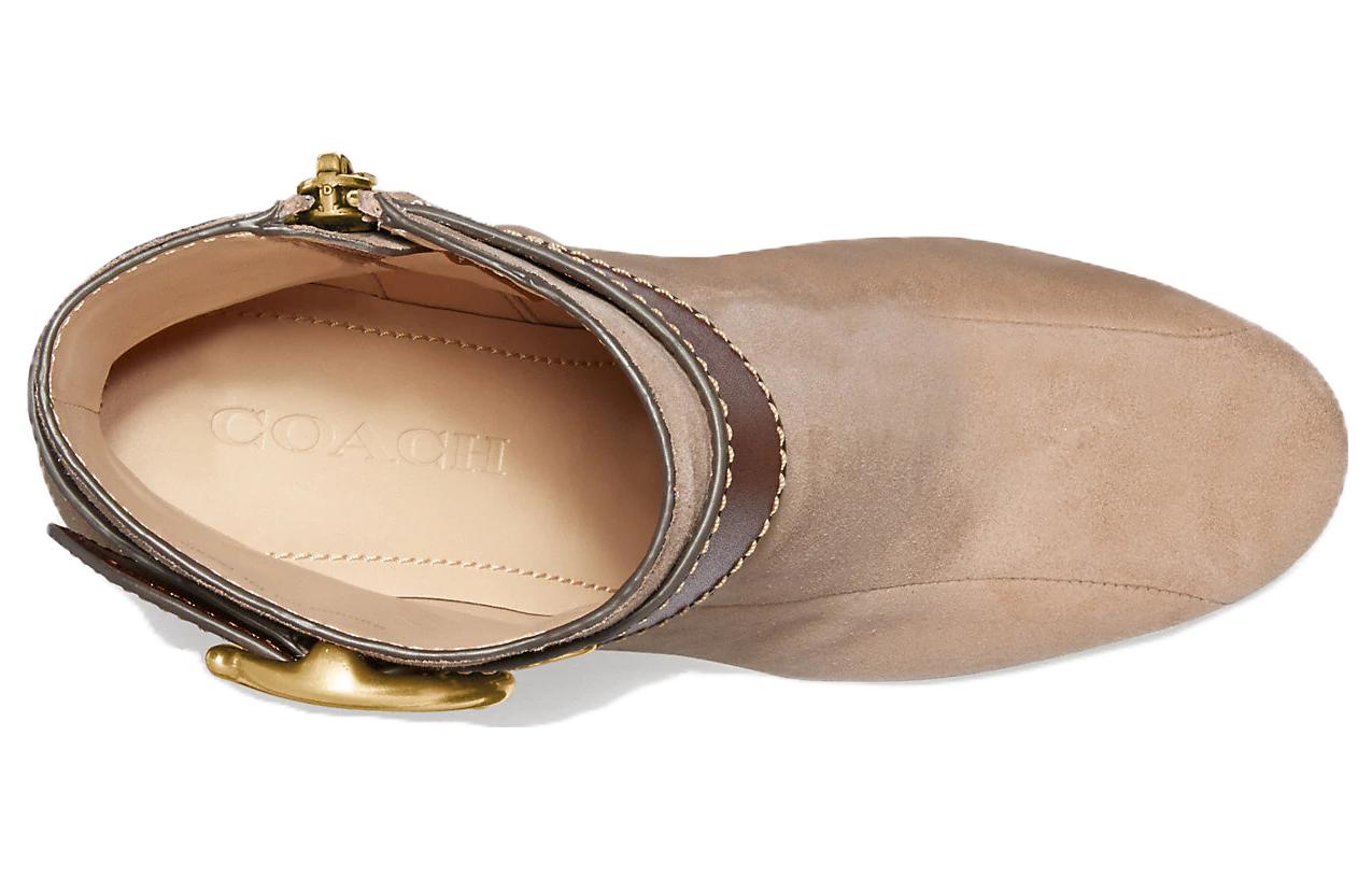 Lookbook (W) Boot Kulit Ankle Coach 'Beige Comfort' G4617_OAT