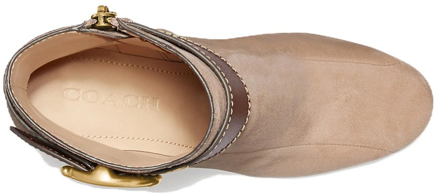 (Women) Coach Leather Ankle Boot 'Beige Comfort' G4617_OAT Lookbook (Women) Coach Leather Ankle Boot 'Beige Comfort' G4617_OAT