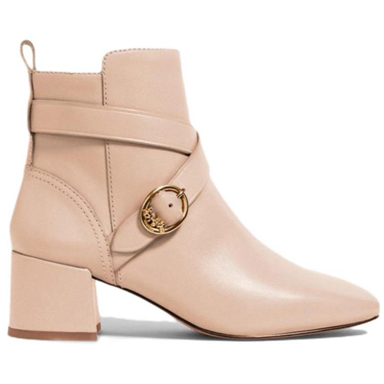 (W) Coach Leather Ankle Boot 'Light Brown' 圖 2
