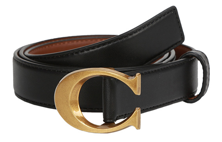 Lookbook (W) COACH 真皮黑色腰帶 2.5公分 F83960-B4FD7