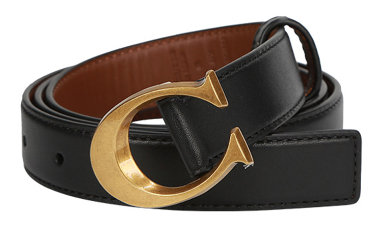 Shop (W) COACH 真皮黑色腰帶 2.5公分 F83960-B4FD7