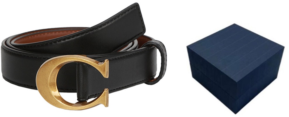 (W) COACH 真皮黑色腰帶 2.5公分 F83960-B4FD7 Sizing (W) COACH 真皮黑色腰帶 2.5公分 F83960-B4FD7