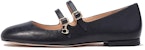 (W) Coach Kulit Gesper Rendah 'Black Mary Jane' CG603_BLK