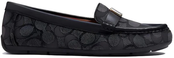 Order (Women) Coach Leather Casual Sneakers 'Black Comfort' CC639_UR8