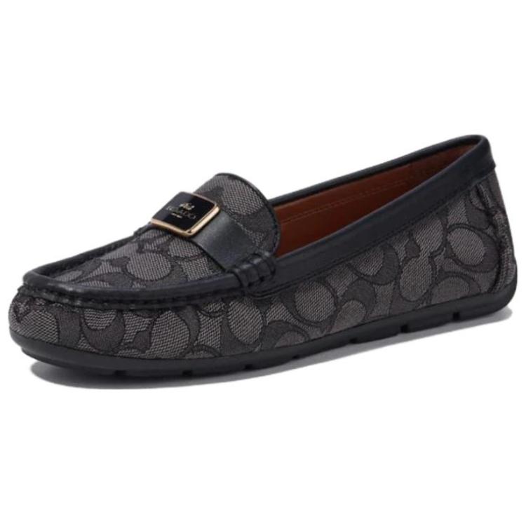 Lookbook (W) Coach Sepatu Kasual Kulit Hitam Kenyamanan CC639_UR8