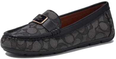 Lookbook (Women) Coach Leather Casual Sneakers 'Black Comfort' CC639_UR8