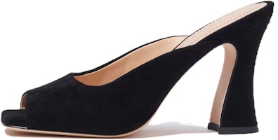 (Women) Coach Leather Comfort Open-Toe Slide 'Black' CI228_BLK (Women) Coach Leather Comfort Open-Toe Slide 'Black' CI228_BLK