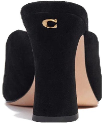 (Women) Coach Leather Comfort Open-Toe Slide 'Black' CI228_BLK Shop (Women) Coach Leather Comfort Open-Toe Slide 'Black' CI228_BLK