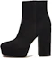 Buy (W) Bota Negra Coach de Cuero con Punta Redonda y Tobillo Cómodo CE514_BLK