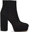 Order (W) Bota Negra Coach de Cuero con Punta Redonda y Tobillo Cómodo CE514_BLK