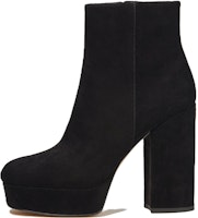 (Women) Coach Leather Comfort Round-Toe Ankle Boot 'Black' CE514_BLK (Women) Coach Leather Comfort Round-Toe Ankle Boot 'Black' CE514_BLK