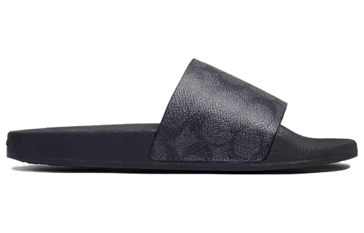 (W) Coach Leather CMFT Slide 'Black' 圖 2