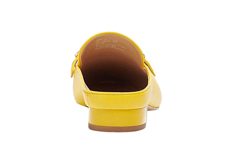(W) Coach Leather Fashion Mule 'Bright Yellow' 圖 4