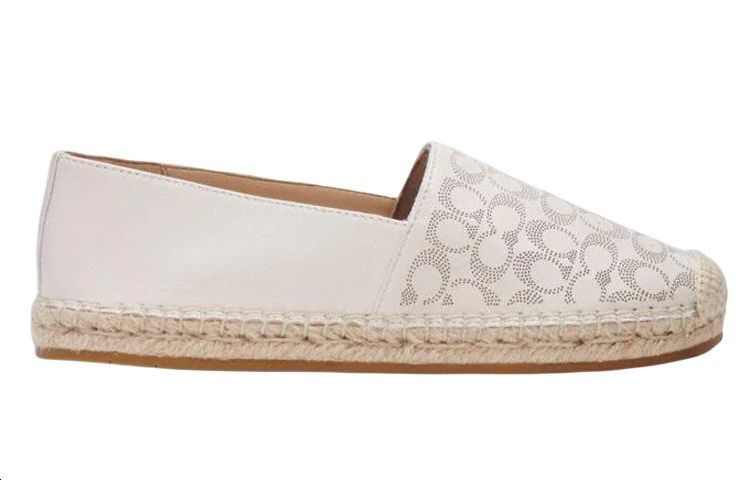 (W) Coach Leather Flat 'Beige' 圖 2