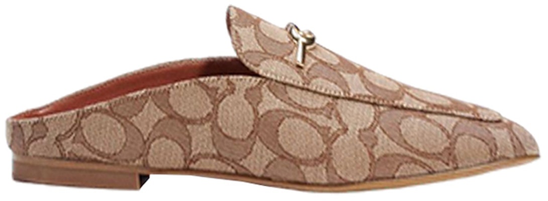 (W) コーチ レザー フラットシューズ (ブラウン) C5771_KHSD Order (W) コーチ レザー フラットシューズ (ブラウン) C5771_KHSD