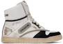 Order (W) コーチ レザー ハイカットスニーカー ベージュ/黒 CK946_WTBK