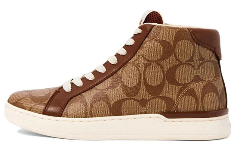 (Women) Coach Leather Lace-Up 'Fashion Brown' G5367_KHSD