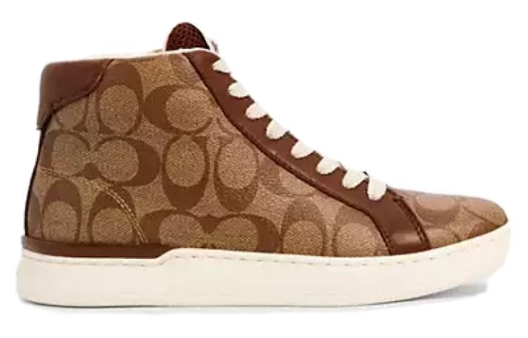 Order (W) Coach Zapatillas de Cuero Cordones 'Fashion Brown' G5367_KHSD