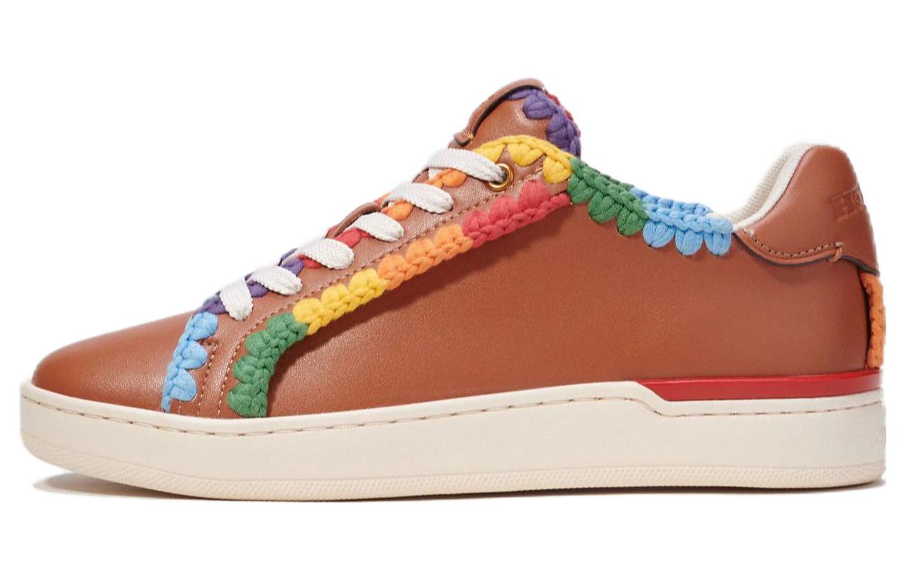 (Women) Coach Leather Lace-Up Round Toe 'Fashion Brown' CK076-VSS