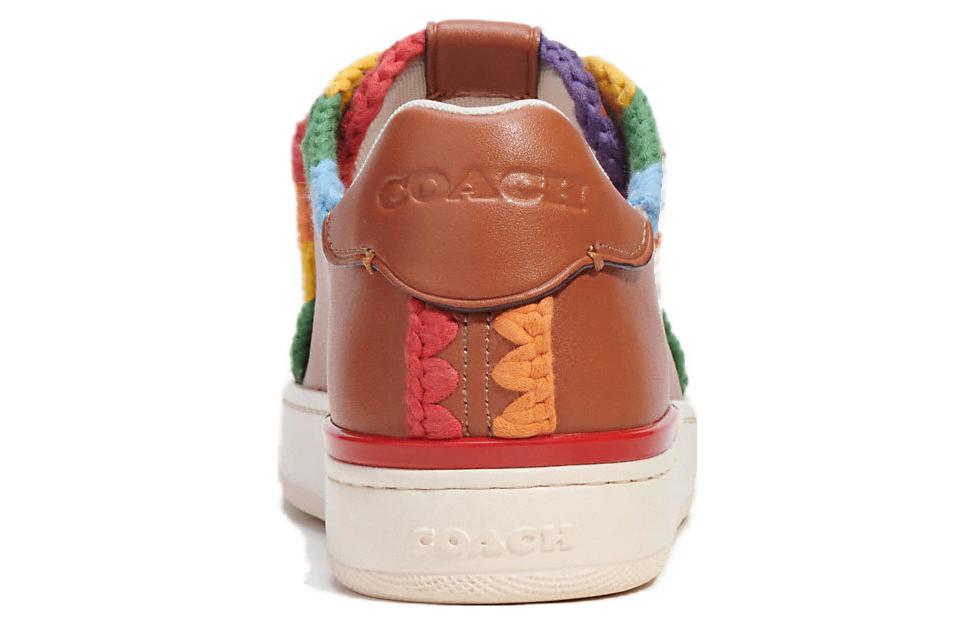 Shop (W) Coach Zapatos de Cuero con Cordones Punta Redonda 'Fashion Brown' CK076-VSS