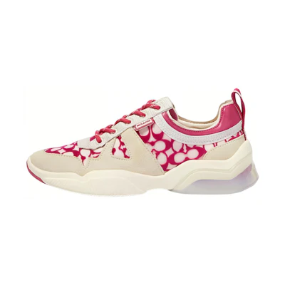 (W) Coach Leather Low-Top 'Pink'
