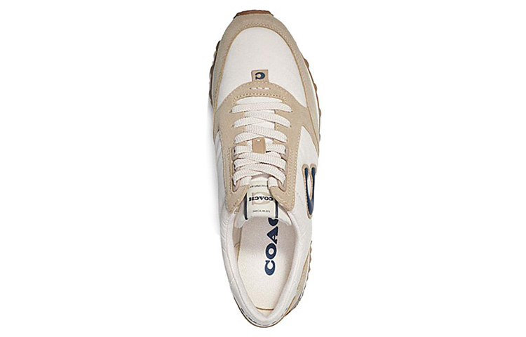 (W) Coach Leather Low-Top Sneaker 'Light Coffee' 圖 4