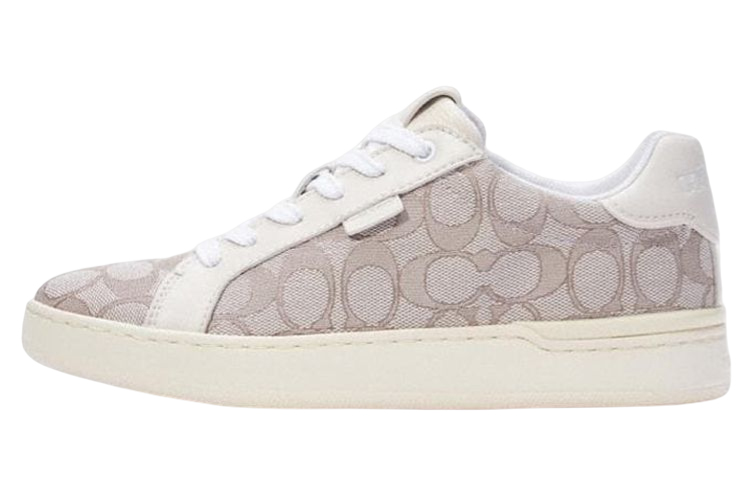 Buy (W) Coach Zapatillas de Cuero Low Top 'Gris Moda' G5037_E4V