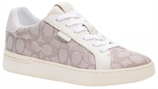 COACH蔻馳 皮革 低筒 時尚板鞋 女款 灰色 Lookbook COACH蔻馳 皮革 低筒 時尚板鞋 女款 灰色