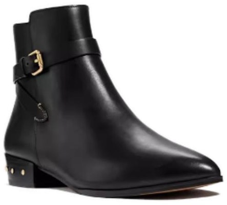(Women) Coach Leather Round-Toe Buckle Block-Heel Bootie 'Black' G5343_BLK Lookbook (Women) Coach Leather Round-Toe Buckle Block-Heel Bootie 'Black' G5343_BLK