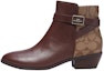 Buy (W) Boot Coach Kulit Warna Coklat Bertapak Bulat dan Berikat Tali CC627_UR1
