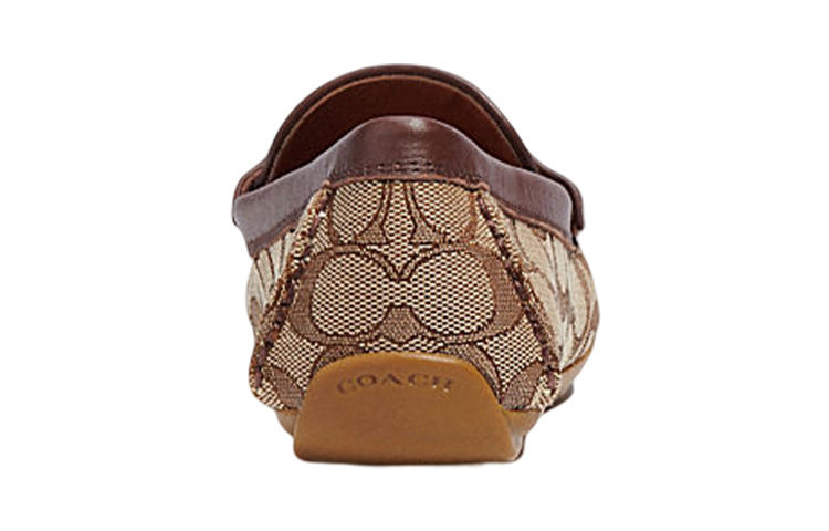 Shop (W) (女性用) コーチ レザー ラウンドトゥ スリッポン『ブラウン』CC639_UR7 CC639_UR7