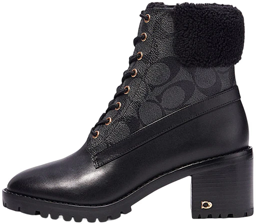 women-coach-leather-round-toe-lace-up-ankle-boots-black-c7021-blk