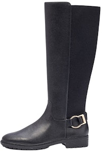 (W) Botas Altas Coach de Cuero con Cremallera y Punta Redonda 'Negro' C5767_BLK Buy (W) Botas Altas Coach de Cuero con Cremallera y Punta Redonda 'Negro' C5767_BLK