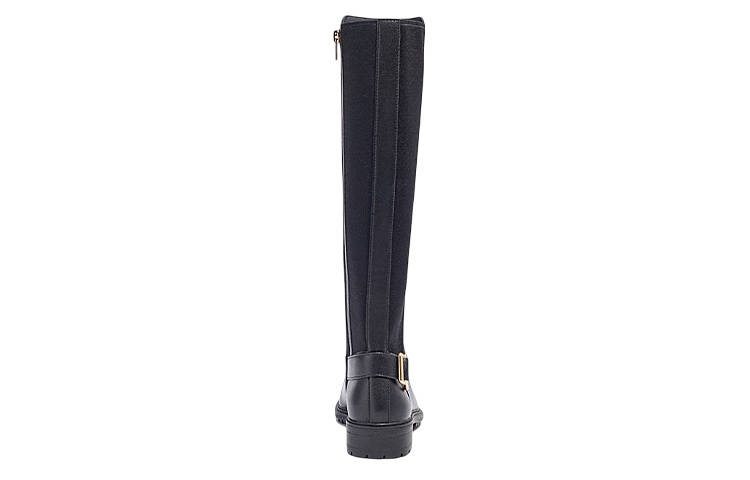 Shop (W) コーチ  レザー ジップ ハイカットブーツ (黒) C5767_BLK