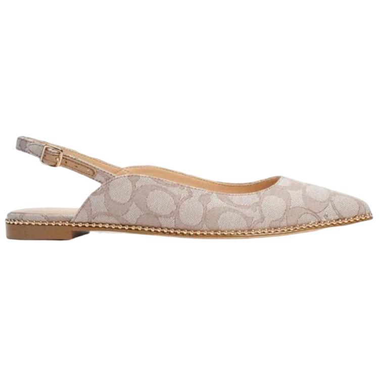 Order (W) コーチ レディース レザーサンダル 'ブラウン' C7841_STN C7841_STN