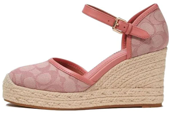 (W) Coach Cuña de Cuero Rosa de Moda Simple C8911_PIN Buy (W) Coach Cuña de Cuero Rosa de Moda Simple C8911_PIN