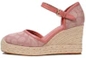 Buy (W) Coach Cuña de Cuero Rosa de Moda Simple C8911_PIN