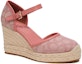Lookbook (Women) Coach Leather Simple Fashion Wedge 'Pink' C8911_PIN