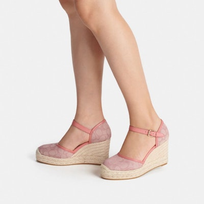 (W) 코치 심플 핑크 웨지 샌들 (Kochi Simple Pink Wedge Sandal) C8911_PIN Shop (W) 코치 심플 핑크 웨지 샌들 (Kochi Simple Pink Wedge Sandal) C8911_PIN