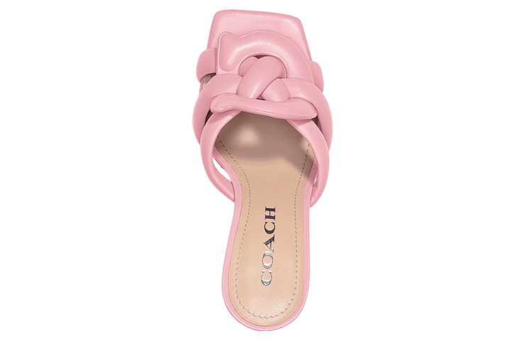 (W) Coach Leather Slide 'Simple Elegance Pink' 圖 3