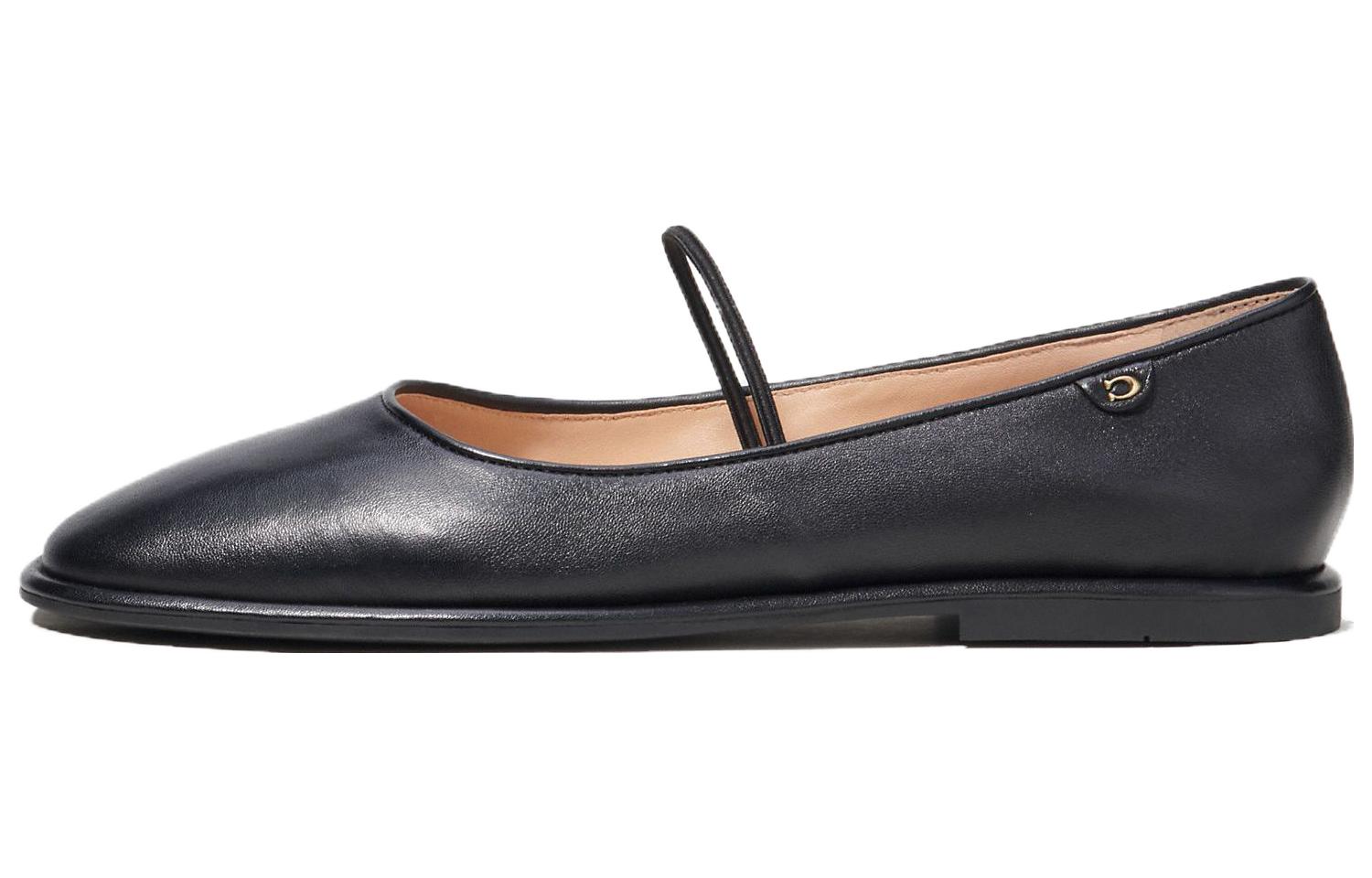 (Women) Coach Leather Slip-On 'Black Comfort' CN116_BLK