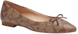 (W) Coach Kasut Kulit Slip-On Rata 'Coklat' C2913_KHSD