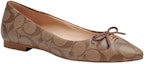 Lookbook (W) Coach Kasut Kulit Slip-On Rata 'Coklat' C2913_KHSD