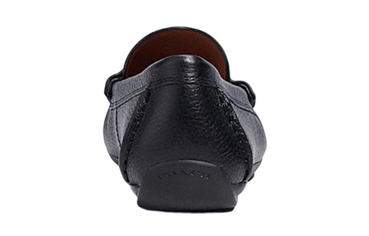 Purchase (W) コーチ レザー スリッポン フラットシューズ (黒) CC637_BLK