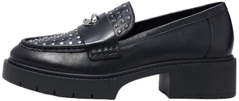 (Women) Coach Leela 'Polished Rivets Black Platform Loafer' CE309_BLK (Women) Coach Leela 'Polished Rivets Black Platform Loafer' CE309_BLK